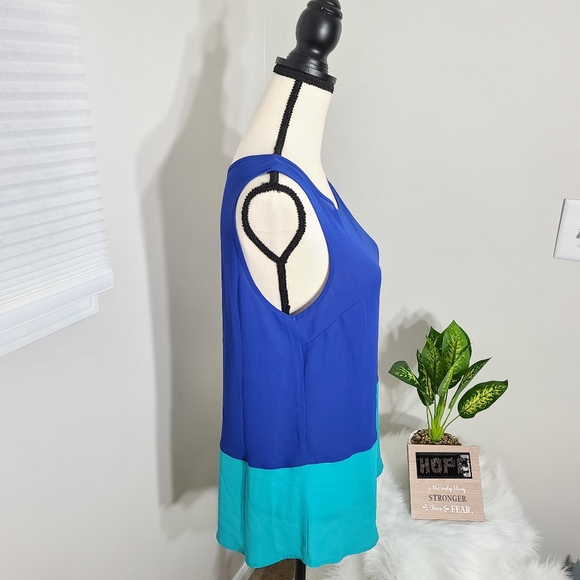 Charlie Paige Color Block Chiffon - Picture 6 of 7